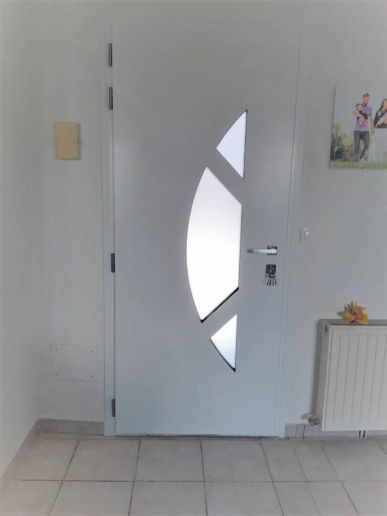 porte d'entrée vue d'intérieur
