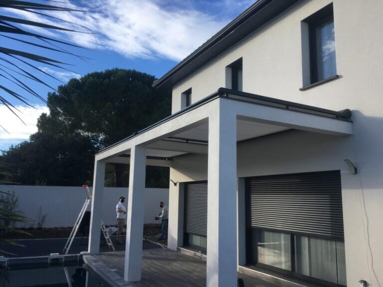 Store de terrasse sur mesure en aluminium