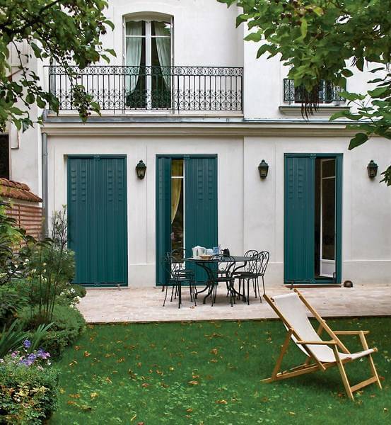 Volet persienne métallique