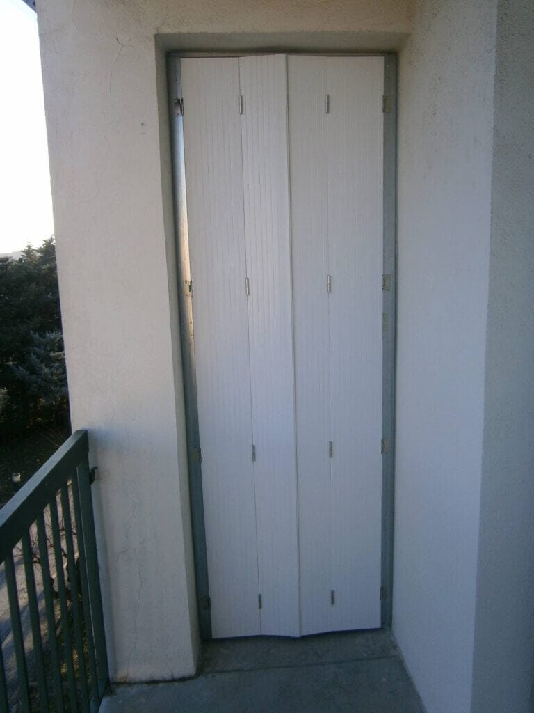 volet persienne blanc sur mesure