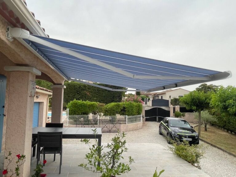 Store banne motorisé personnalisable sur mesure