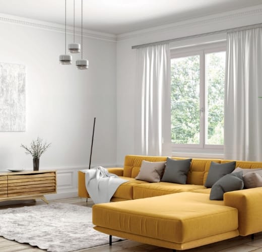 Fenêtre PVC salon design