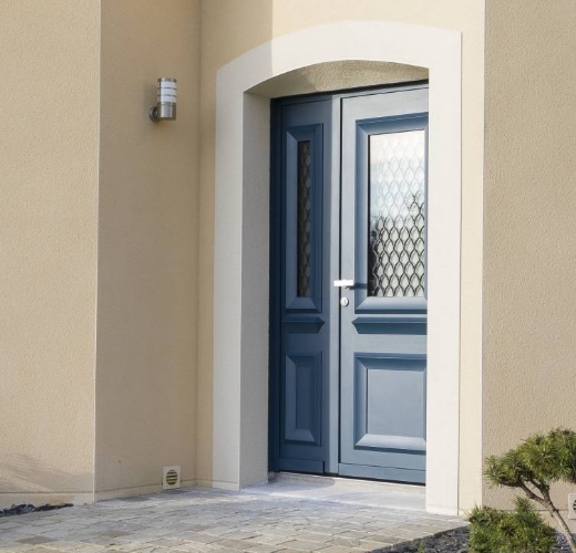 Porte d'entrée villa moderne