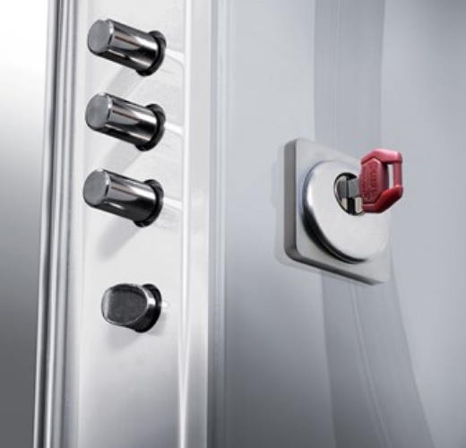 Porte sécurité zoom serrure