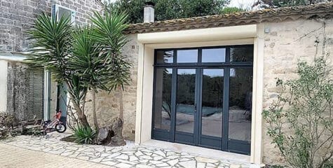 rénovation de menuiseries en aluminium